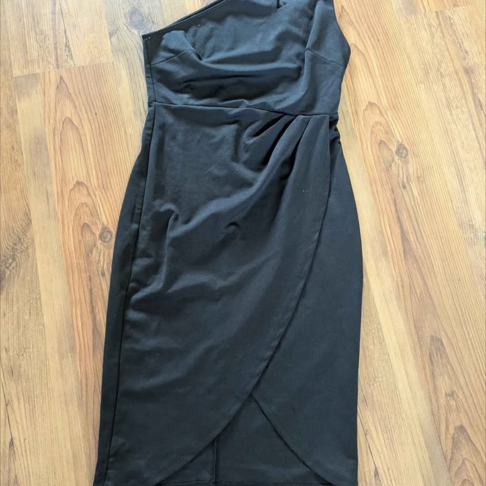 Grace Karin One-Shoulder Black Dress